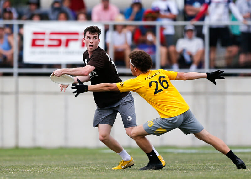 Brown's Solomon Rueschemeyer-Bailey. Photo: William 'Brody' Brotman -- UltiPhotos.com