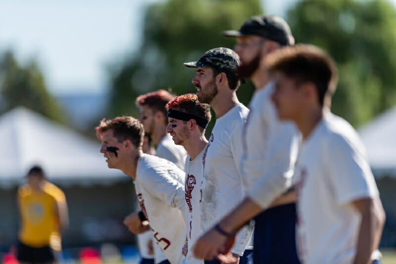 Seattle Sockeye at the 2018 Club Championships. Photo: Jeff Bell -- UltiPhotos.com