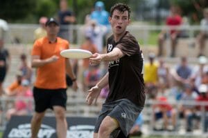 Brown's Solomon Rueschemeyer-Bailey. Photo: Daniel Thai -- UltiPhotos.com