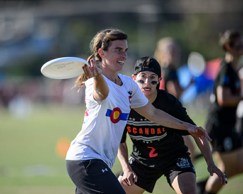 Denver Molly Brown and Washington DC Scandal headline the 2019 Pro Elite Challenge as they continue their perennial battle near the top of the division. Photo: Kevin Leclaire -- UltiPhotos.com