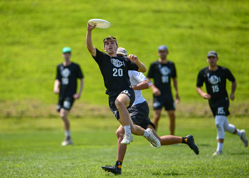 Virginia Vault at Chesapeake Open 2019. Photo: Kevin Leclaire -- UltiPhotos.com