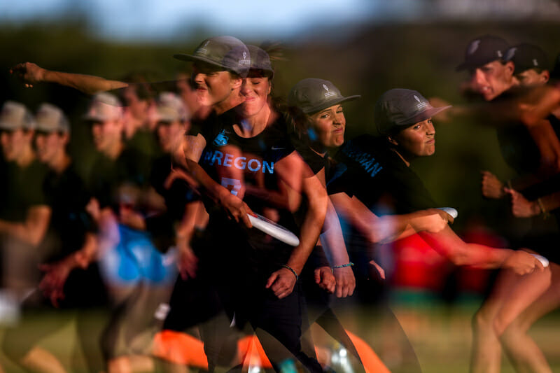 Portland Schwa at the 2018 Club Championships. Photo: Paul Rutherford -- UltiPhotos.com