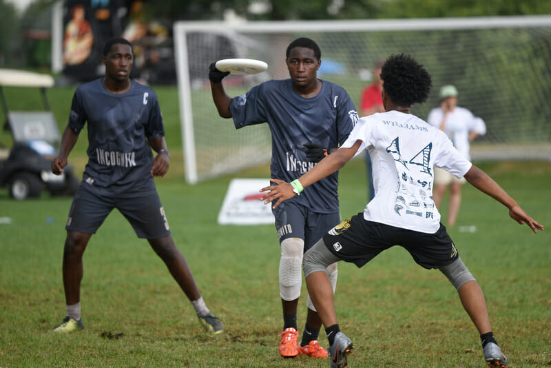 Brothers Darren (left) and Devonte (right) of Indianapolis INcognito were some of the stars of the 2019 Youth Club Championships. Photo: Jolie J Lang -- UltiPhotos.com