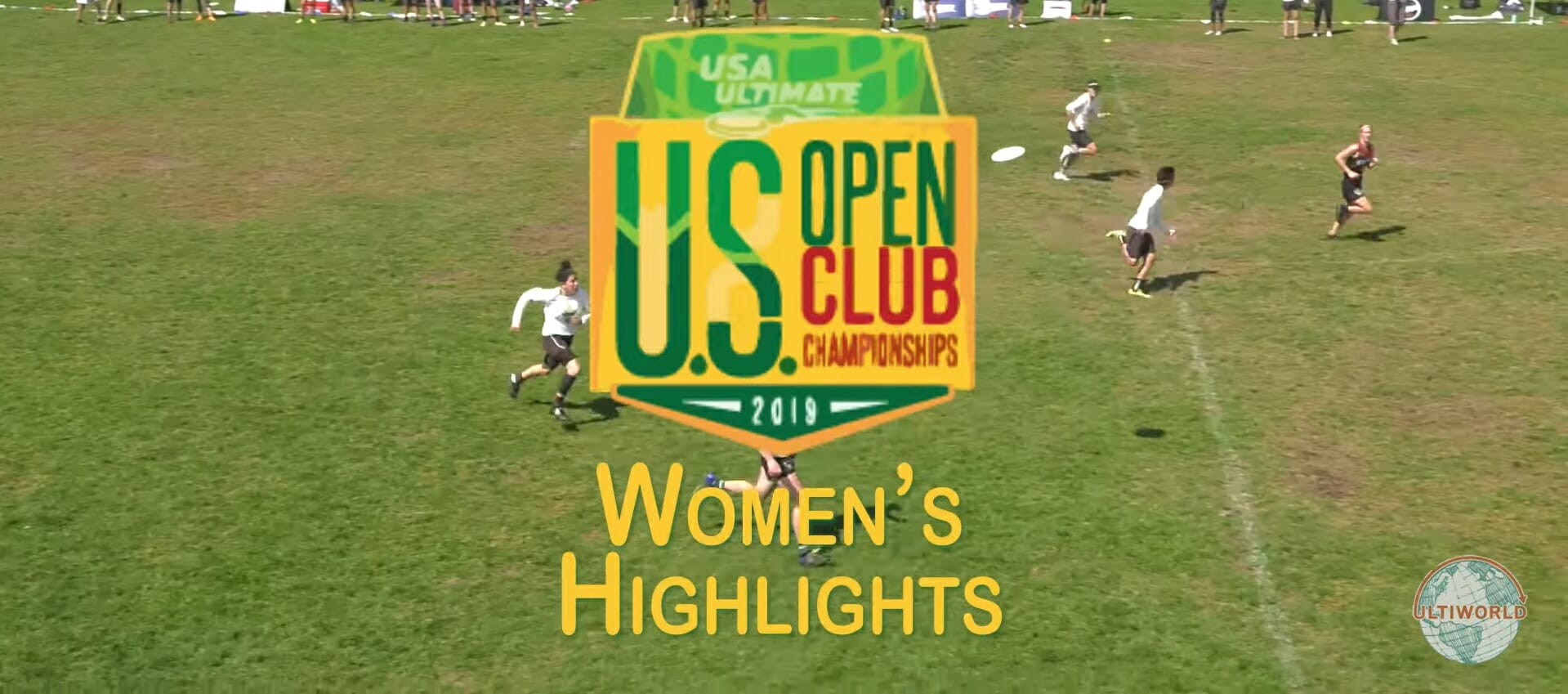 Us Open 2019 Women S Highlights Ultiworld