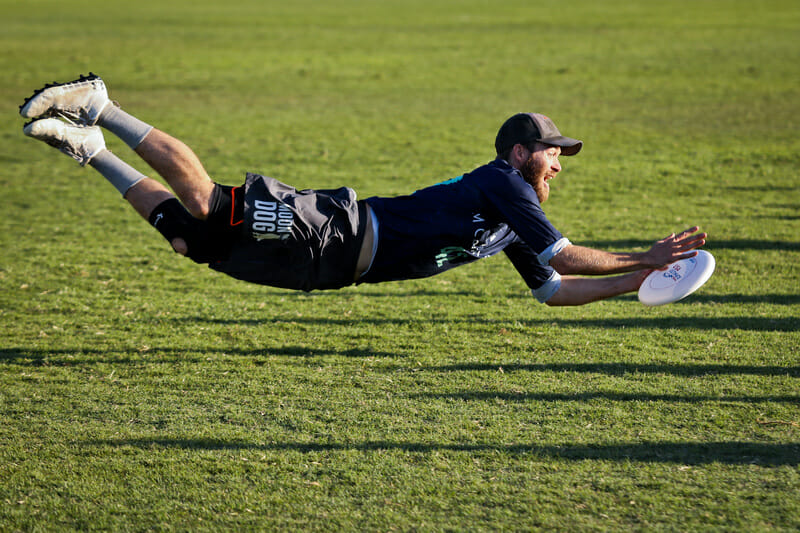 Montana MOONDOG put up a good fight on Thursday at the 2019 Club Championships but still see their season come to a close. Photo: Kristina Geddert -- UltiPhotos.com