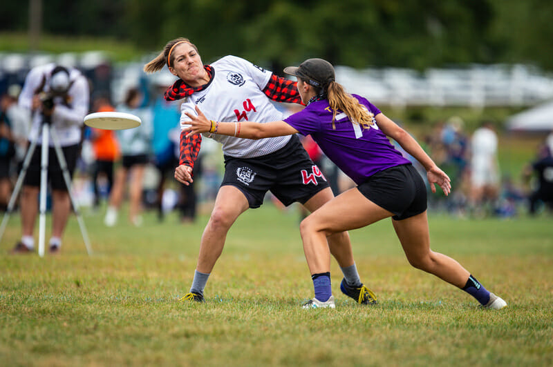 Washington DC Scandals' Robyn Fennig at the 2019 Pro Championships. Photo: Paul Andris -- UltiPhotos.com