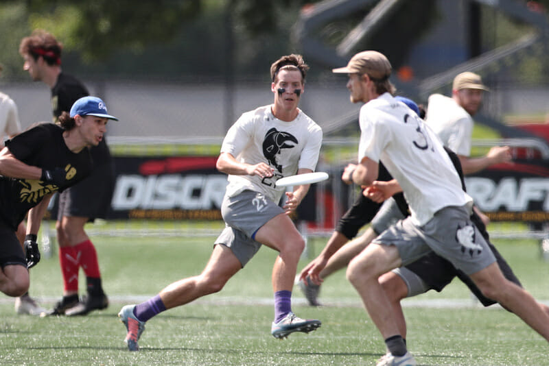 Seattle Sockeye's Dylan Freechild at the 2019 U.S. Open. Photo: Alec Zabrecky -- UltiPhotos.com