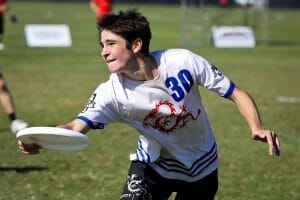 Minneapolis Drag'n Thrust's Leo Sovell-Fernandez at thhe 2019 Club Championships. Photo: Kristina Geddert -- UltiPhotos.com