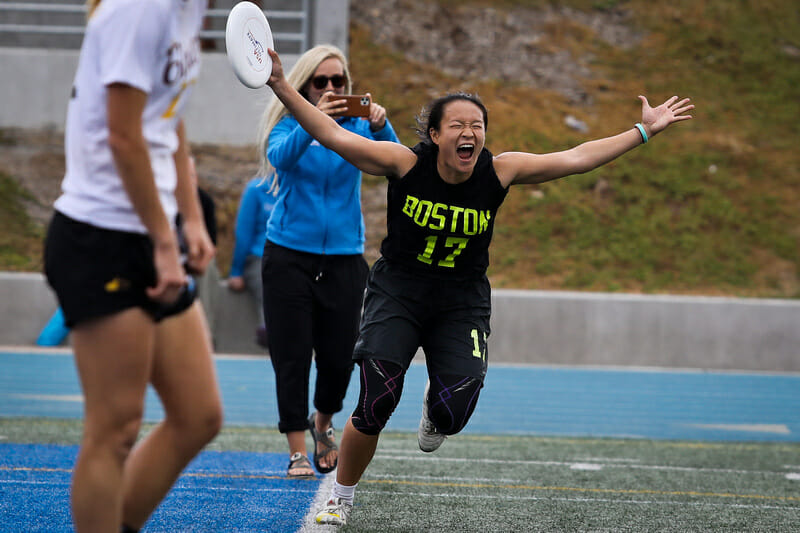 Boston Brute Squad's Angela Zhu. Photo: Kristina Geddert -- UltiPhotos.com