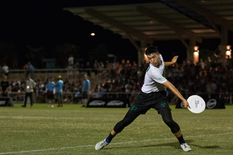 Cal Poly SLO's Calvin Brown could be one of the best player at the 2020 Santa Barbara Invite. Photo: Daniel Thai -- UltiPhotos.com
