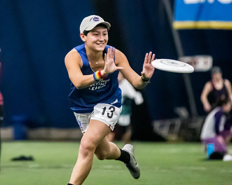 Abby Cheng is all smiles at New York Gridlock tryouts. Photo: Sandy Canetti -- UltiPhotos.com