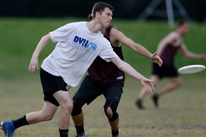 Brigham Young's Jordan Kerr at Florida Warm Up 2020. Photo: William 'Brody' Brotman -- UltiPhotos.com