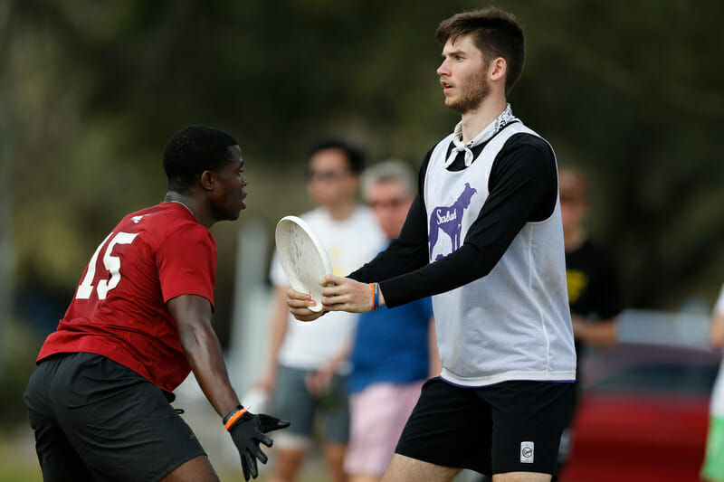 Brown's Azeez Adeyemi and Pittsburgh's Will Hoffenkamp both received awards vote though neither ended up on a podium. Photo: William 'Brody' Brotman -- UltiPhotos.com