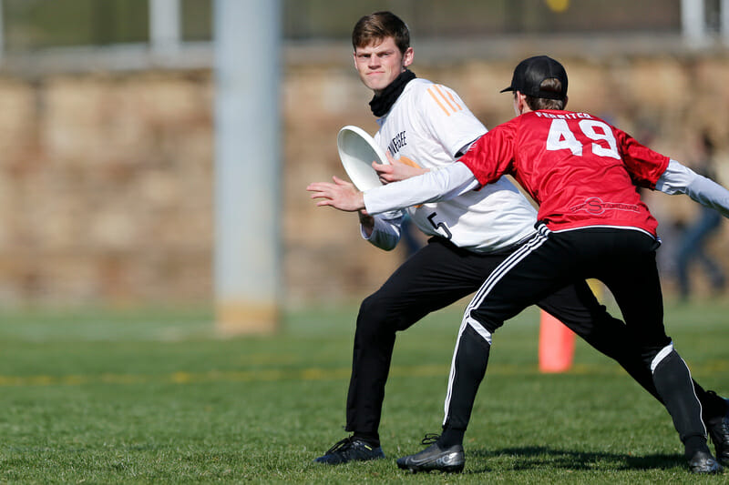 Tennessee looks downfield against NC State at the Smoky Mountain Invite. Photo: William 'Brody' Brotman -- UltiPhotos.com
