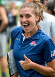 U24 Mixed National Team coach Lauren Boyle. Photo: Ken Forman -- UltiPhotos.com