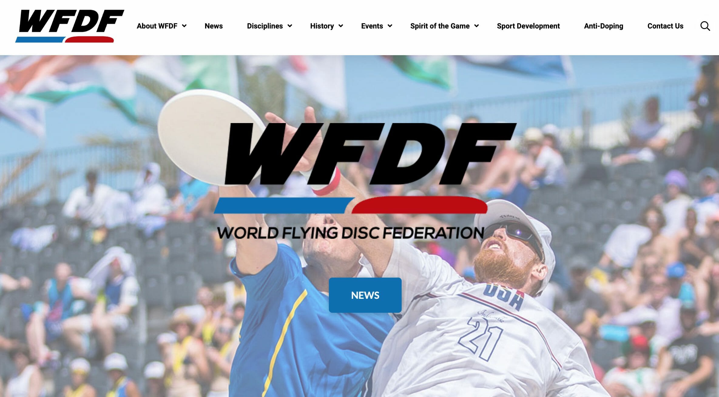 WFDF Launches New Website Design - Livewire - Ultiworld