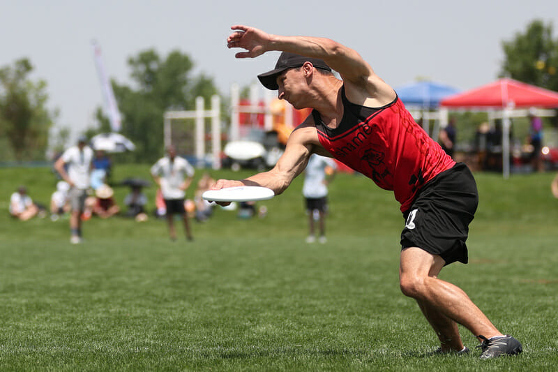 Fort Collins shame.'s Nick Lance pulling at the Pro-Elite Challenge 2021. Photo: Ken Furman -- UltiPhotos.com