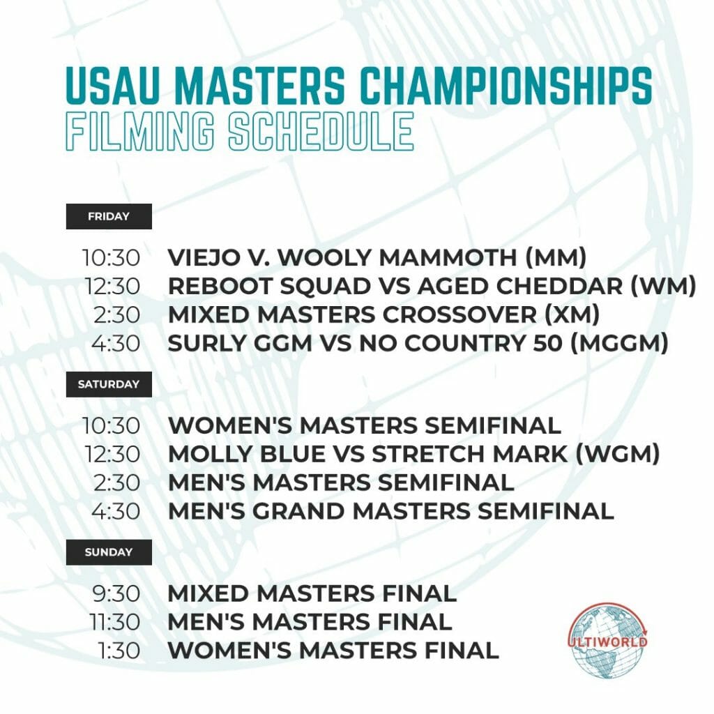 USAU Masters Championships 2021 How to Watch