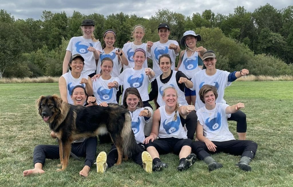 San Francisco Fury after winning Eugene reOpen 2021. Photo: Fury Ultimate