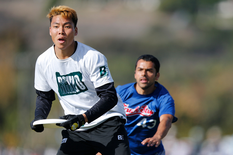 Portland Rhino Slam! in quarterfinals against Washington DC Truck Stop at the 2021 Club Championships. Photo: William "Brody" Brotman -- UltiPhotos.com