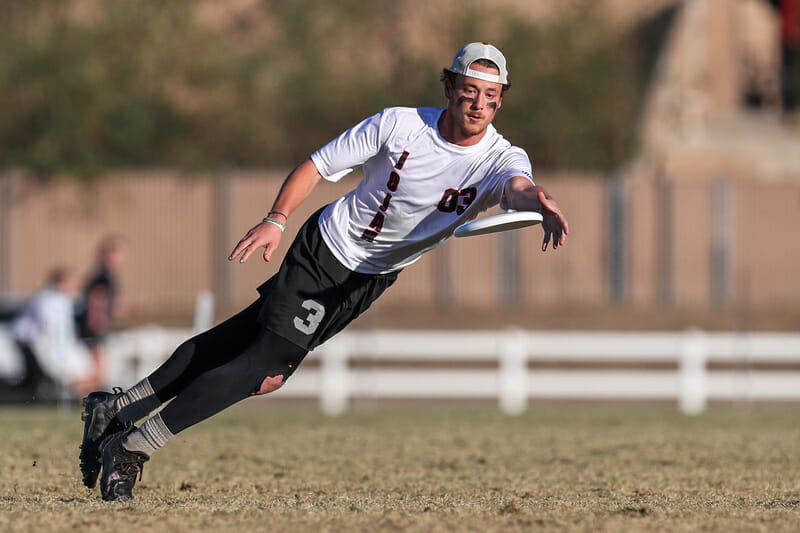 Georgia's Jared Bennett at the 2021 D-I College Championships. 