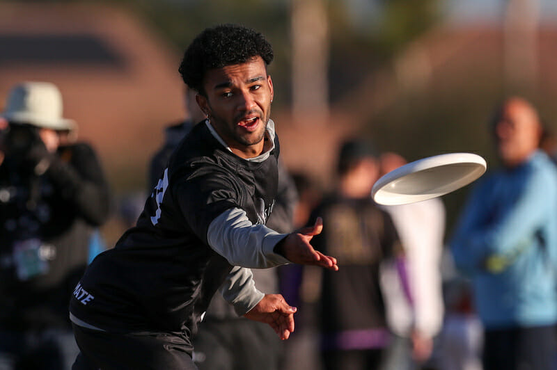 Alex Davis and North Carolina have backed up their top seed through two days in Norco. Photo: Paul Rutherford -- UltiPhotos.com