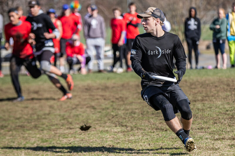 North Carolina's Anders Juengst at Queen City Tuneup 2020. Photo: Katie Cooper -- UltiPhotos.com