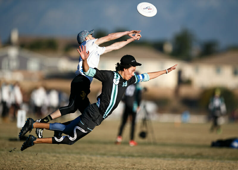 Tulane was one of the surprises of Day 1 at the 2021 College Championships. Photo: William 'Brody' Brotman -- UltiPhotos.com