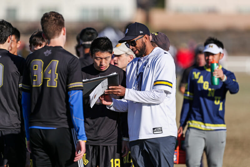 Michigan's James Highsmith. Photo: Paul Rutherford -- UltiPhotos.com