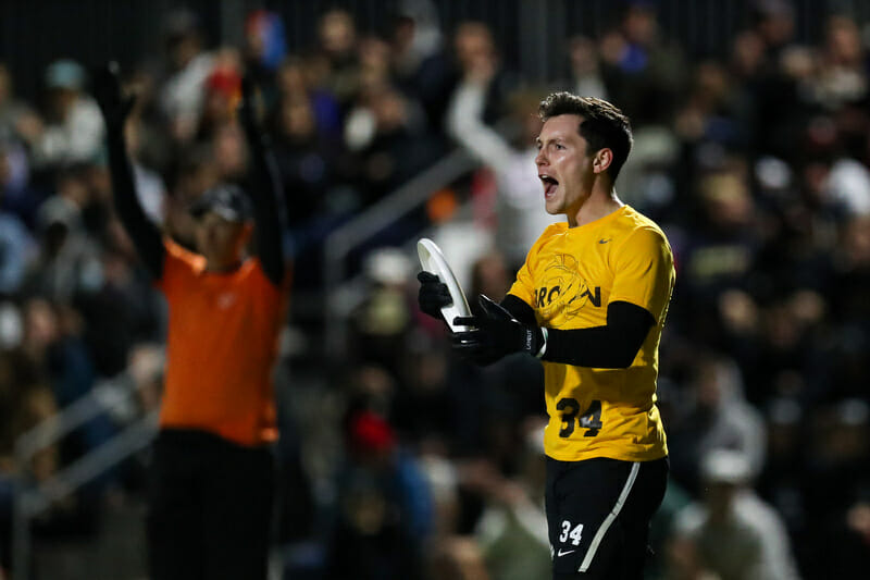 Brown's John Randolph. Photo: Paul Rutherford -- UltiPhotos.com