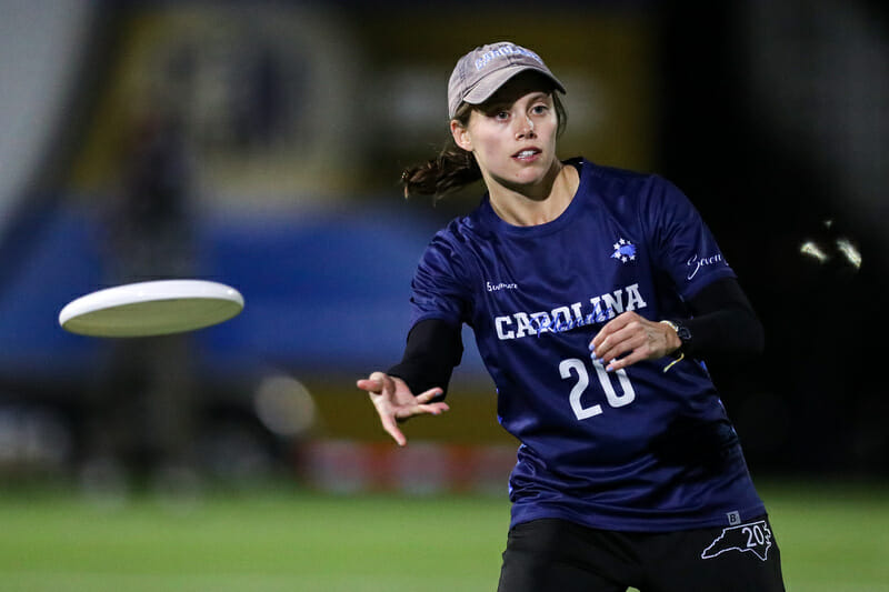 North Carolina's Bridget Mizener. Photo: Paul Rutherford -- UltiPhotos.com