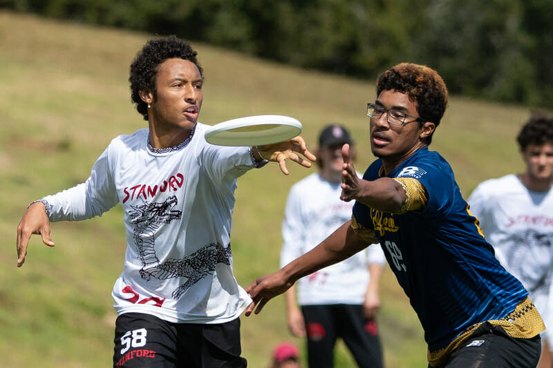 Stanford and Cal face off at 2022 NorCal Conferences. Photo: Rodney Chen -- UltiPhotos.com