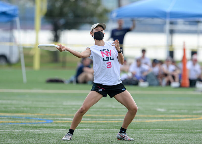 New York Gridlock's Abby Cheng at the 2021 PUL East Championship.