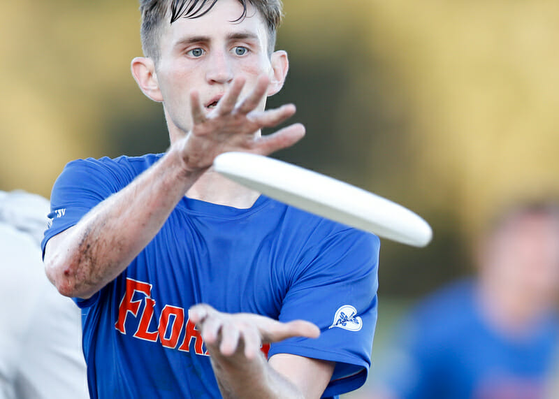 Michael Arbutine is one of the players trying to help Florida back to College Nationals for the first time since 2014. Photo: William 'Brody' Brotman -- UltiPhotos.com 