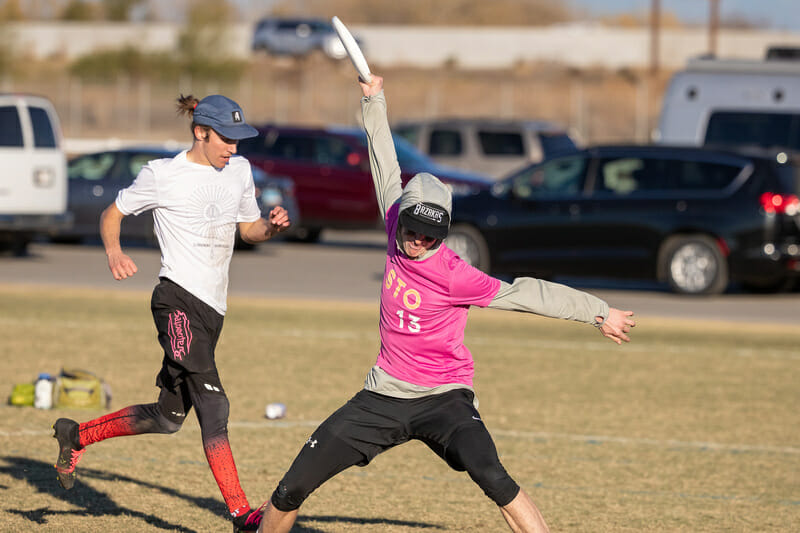 Luke Bleers and St. Olaf will be hoping to cruise back to Nationals. Photo: Rodney Chen -- UltiPhotos.com