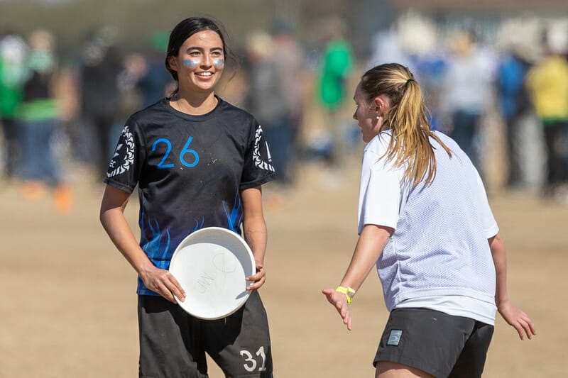 UC San Diego's Ava Hanna surveys the field at the Stanford Invite 2022. 