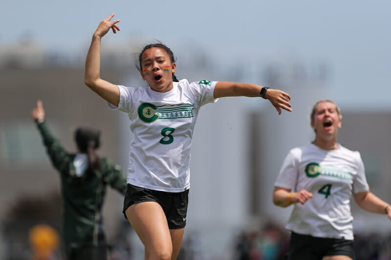 Colorado State at the 2022 D-I College CHampionships. Photo: Paul Rutherford -- UltiPhotos.com