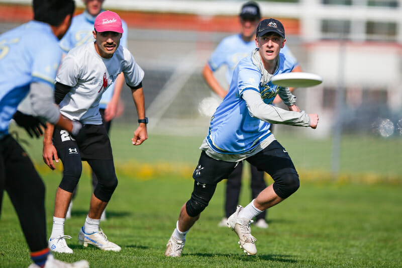 St. Olaf dominated Pool A at the 2022 D-III College Championships. Photo: William 'Brody' Brotman -- UltiPhotos.com
