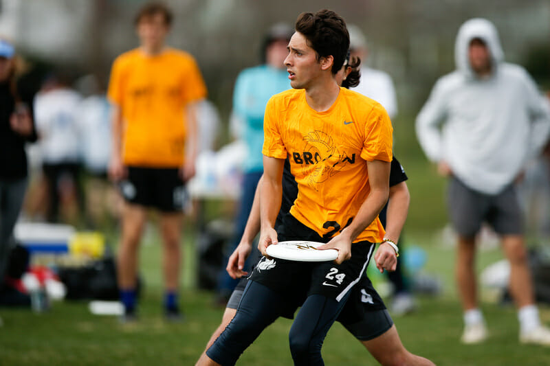 Jacques Nissen has been a revelation for Brown in 2022. Photo: William 'Brody' Brotman -- UltiPhotos.com