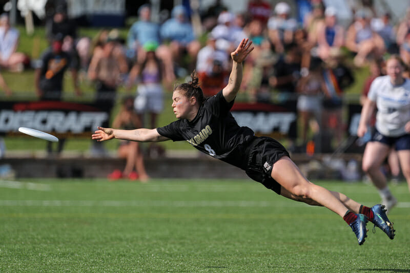 Colorado's Clil Phillips in the final of the 2022 D-I College Championships.