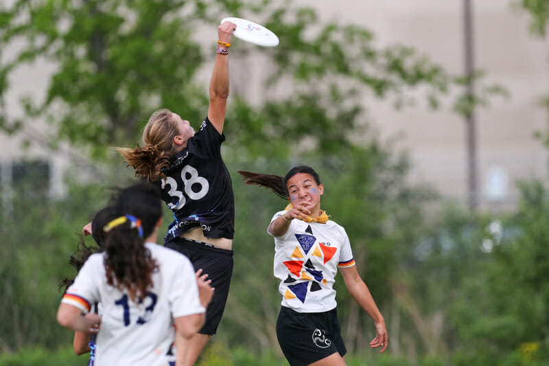 UC San Diego's Abbi Shilts at the 2022 D-I College Championships.