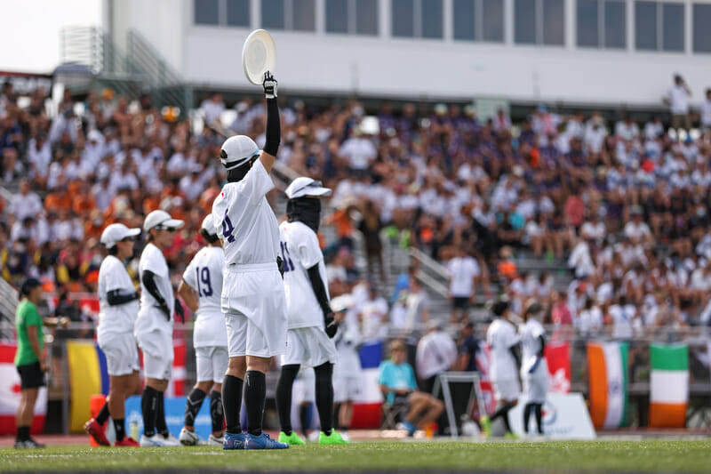 MUD signals they are ready to pull in a opening ceremony showcase game against Traffic at the 2022 WUCC