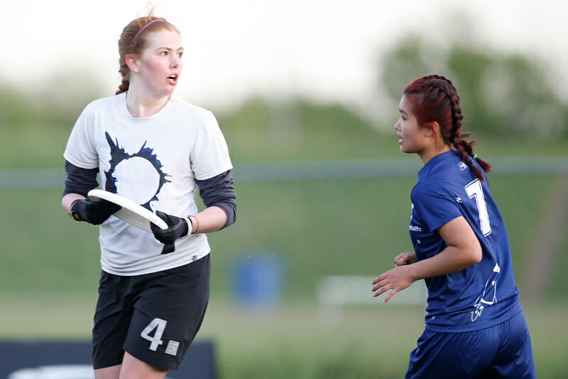 Carleton's Charlotte Zinda. Photo: William 'Brody' Brotman -- UltiPhotos.com