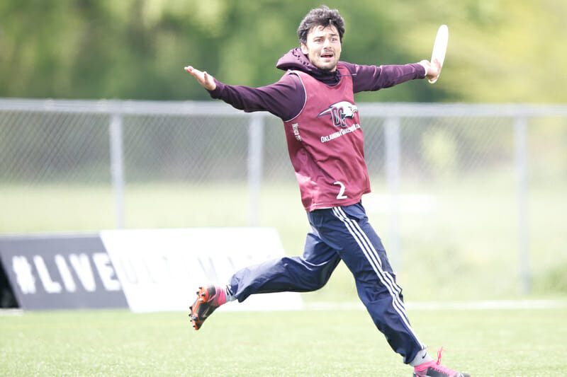 Oklahoma Christian's Thomas Maguire. Photo: William 'Brody' Brotman -- UltiPhotos.com