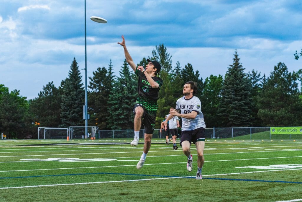 Ottawa Outlaws' David Colic during the 2022 AUDL regular season.