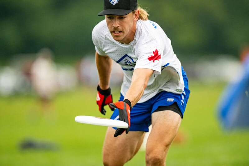 Toronto GOAT's Mike Mackenzie at 2022 WUCC.