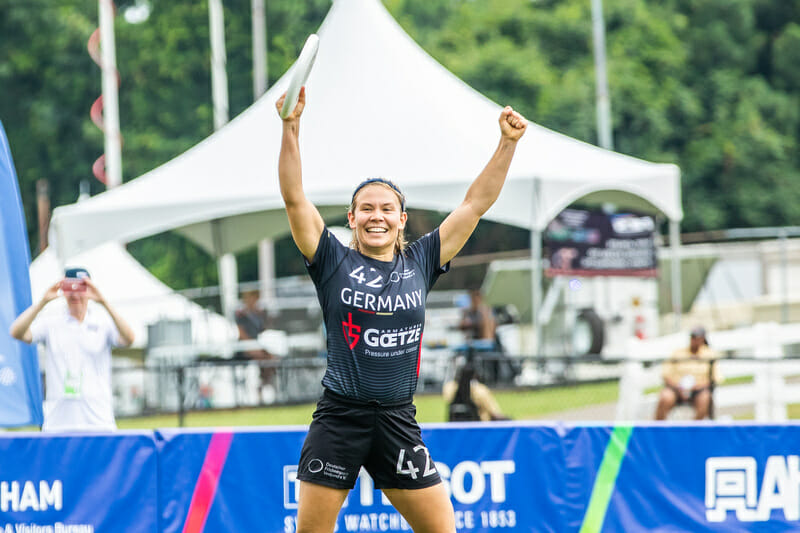 Boston Brute Squad's Levke Walczak. Photo: Katie Cooper -- UltiPhotos.com