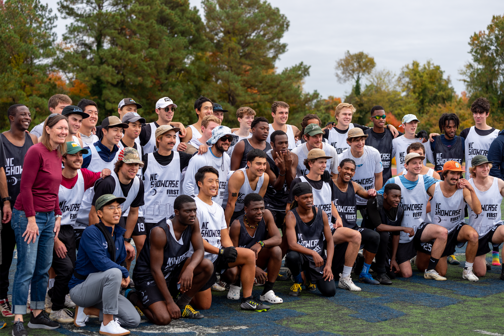 St. Augustine's First and North Carolina Darkside after their showcase game on October 30. Photo: Lindsay Soo