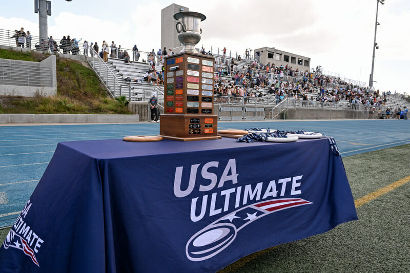 USAU Announces Club Nationals "Drawstyle" Pools and More for