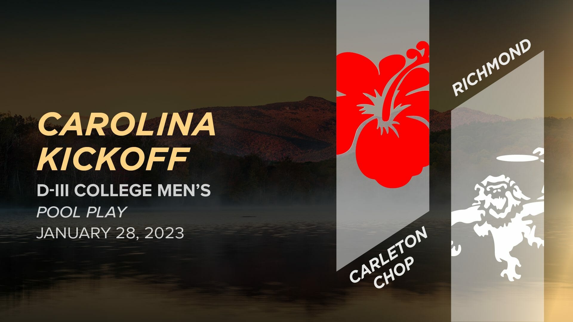 Carleton CHOP vs. Richmond (Men's Pool Play) 2023 Carolina Kickoff